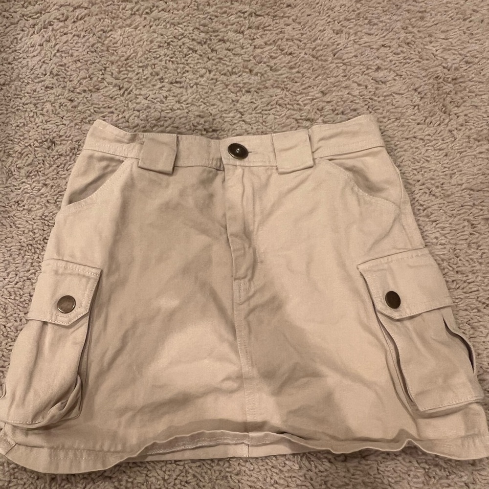 Princess Polly Beige Mini Skirt